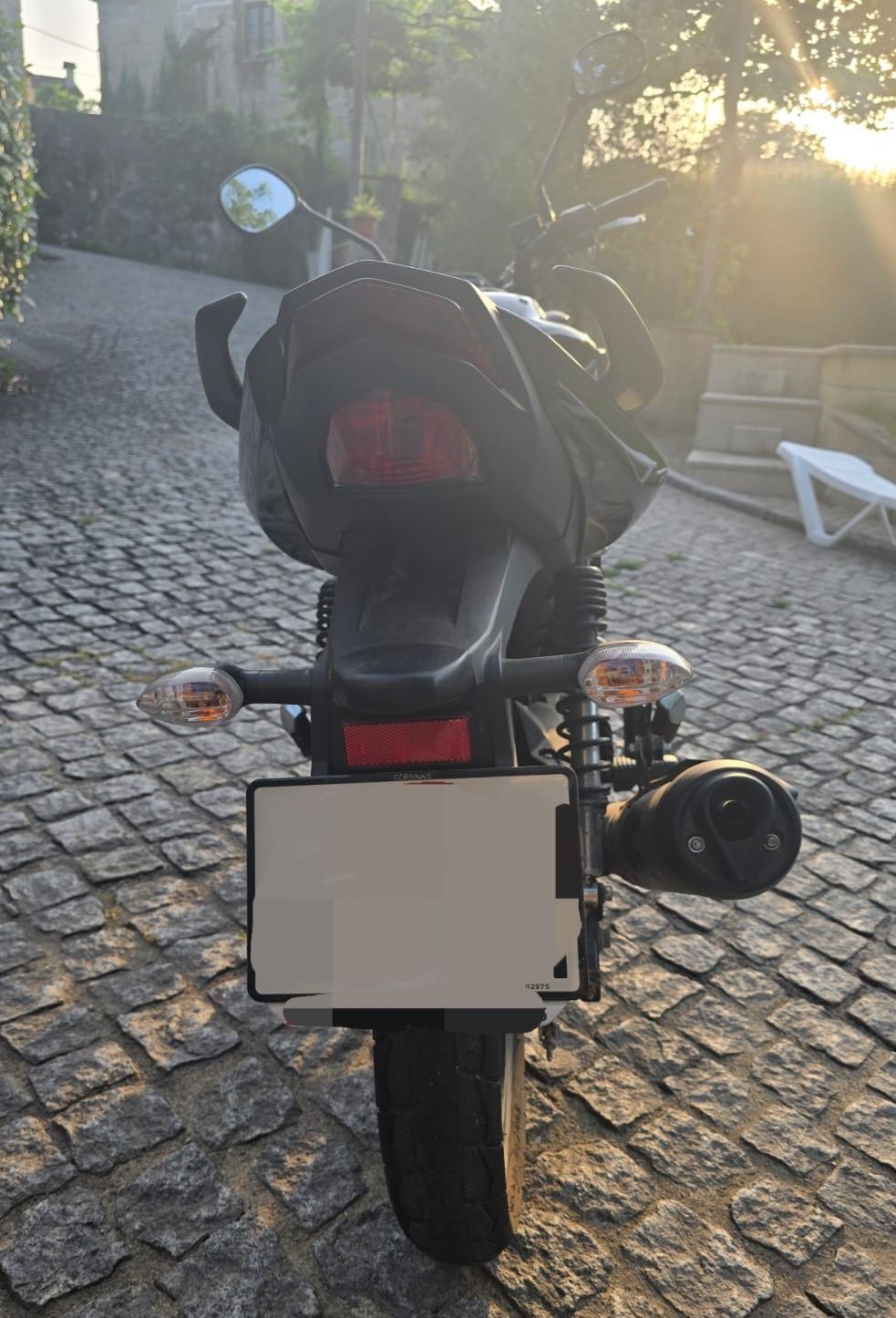 Yamaha 125 preta