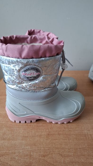 Kapitalne kalosze/ śniegowce  muflon z wełną