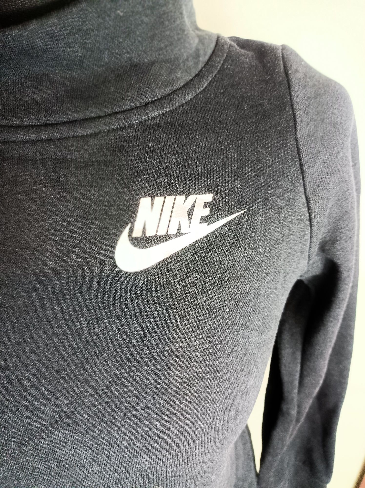 Czarny golfik bluza  Nike M 38 napis holo piękny tył