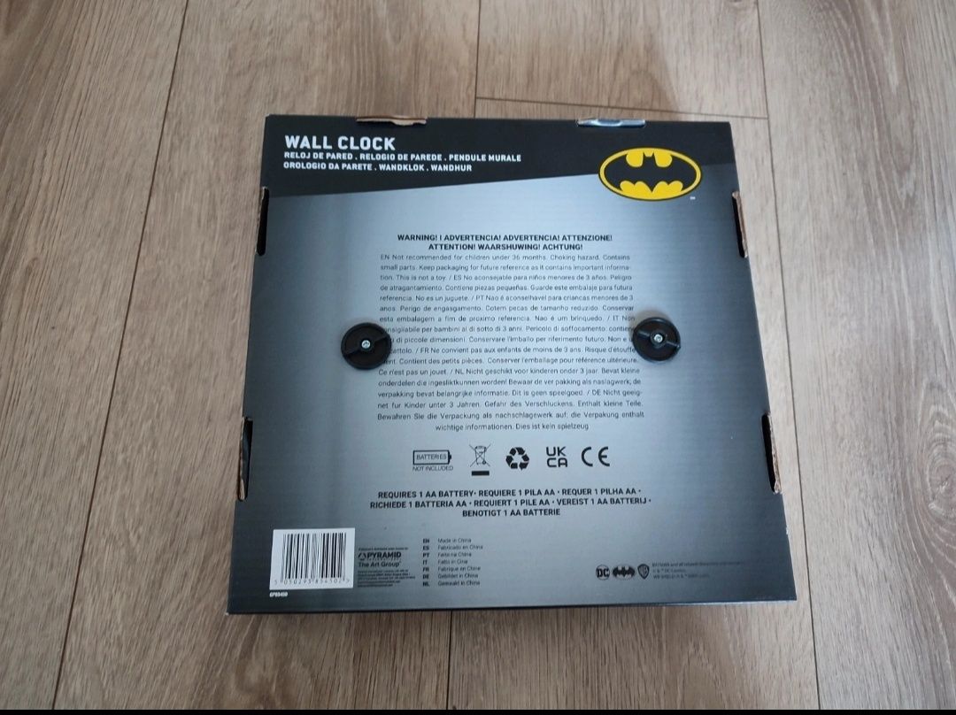 Nowy zegar ścienny dla dziecka Batman