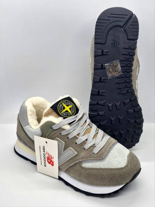 АКЦІЯ/Жіночі зимові кросівки New Balance X Stone Island 574 (37/38/39)