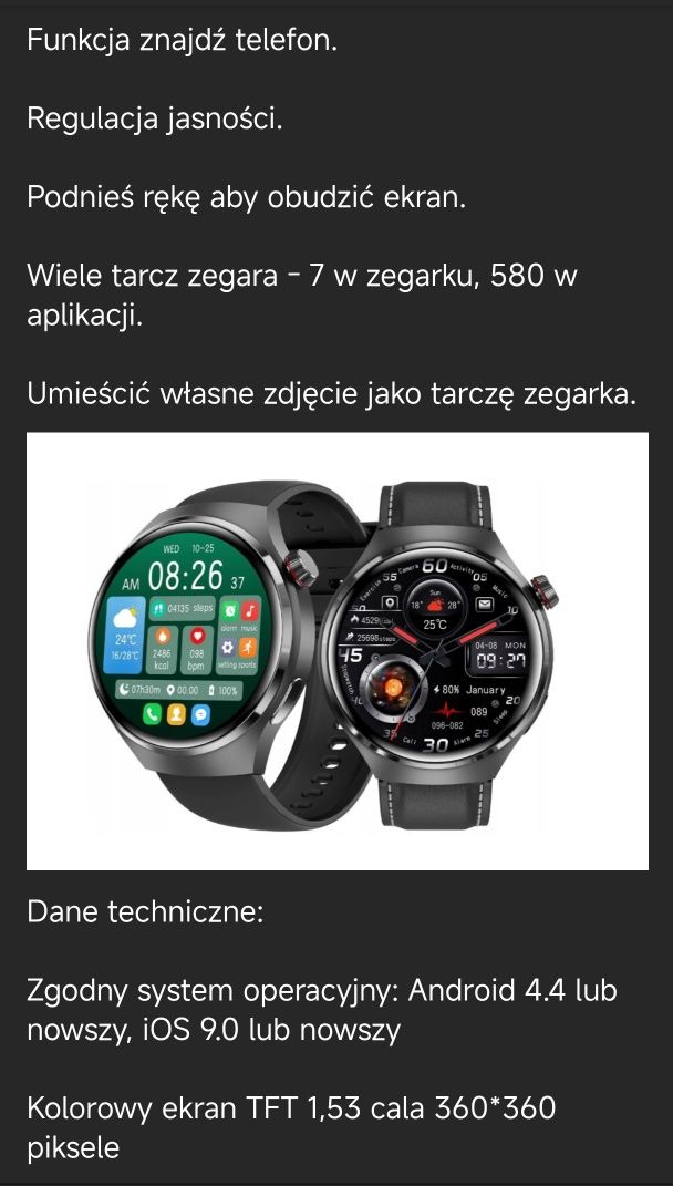 Smartwatch Gt4 pro