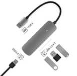 Basix USB Hub 3.0 Adapter 4-in-1 USB2.0 Converter Hi-Speed. Суперціна!