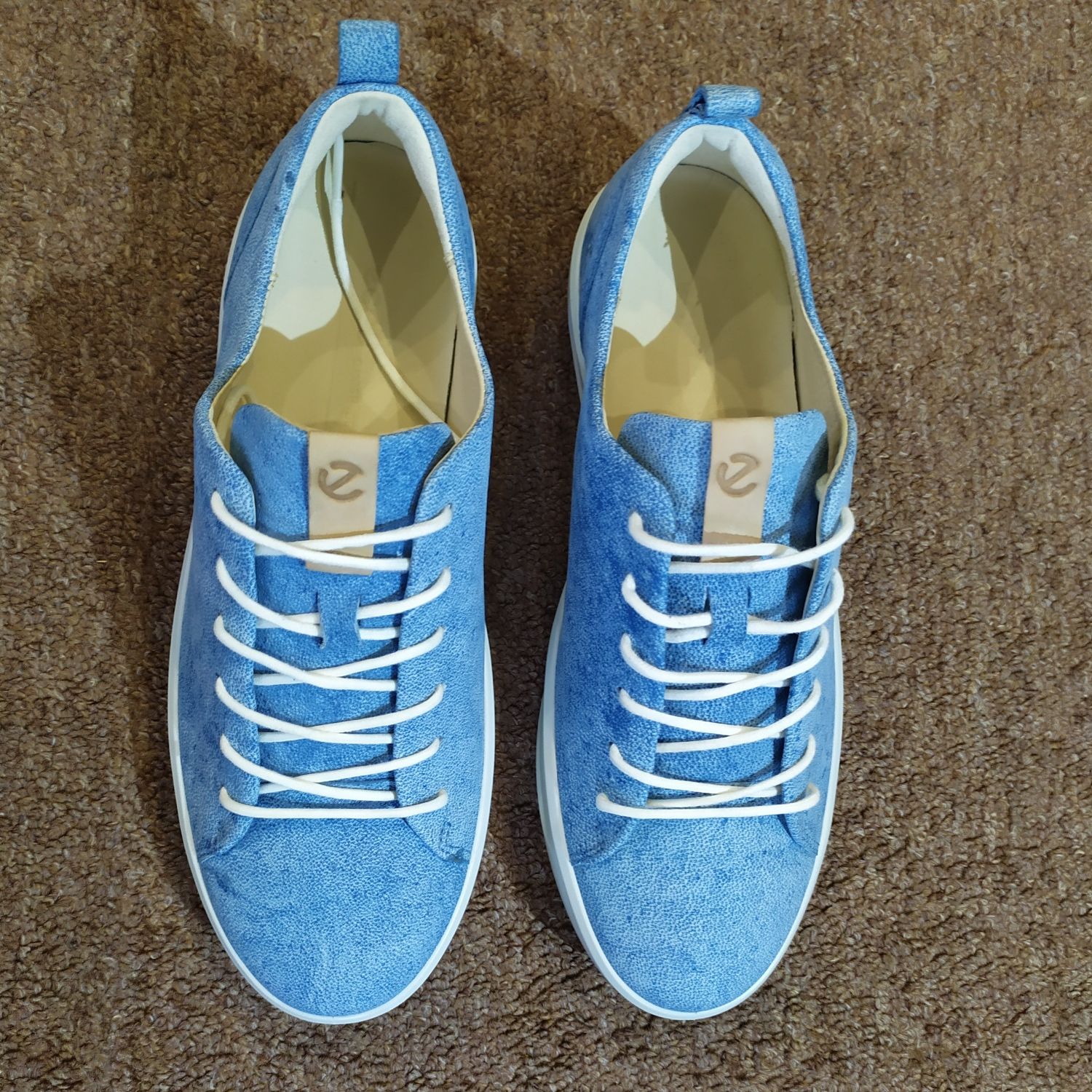 37,38,39,41. Кеды кожаные летние Ecco Soft 8  440503/01321
