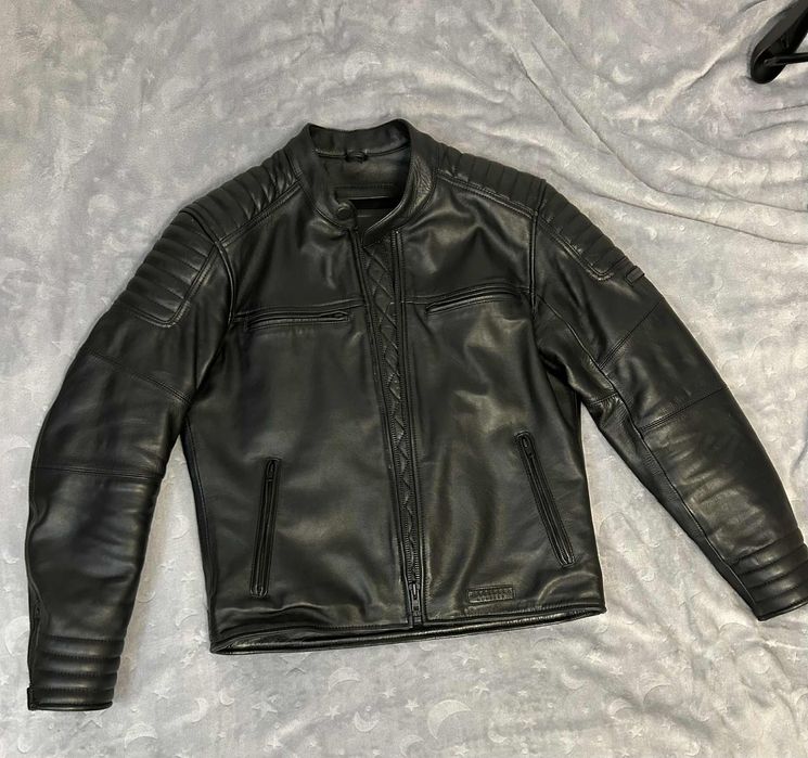 Kurtka motocyklowa skórzana