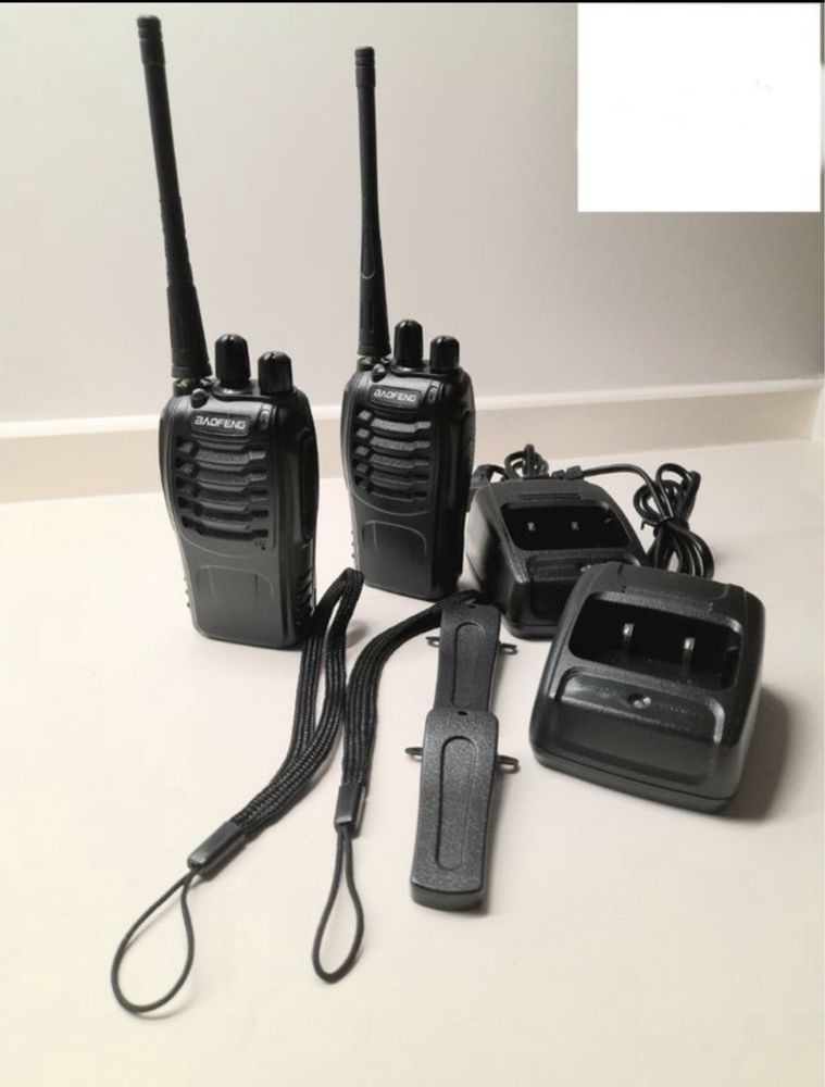 Kit de 2 walkie-talkies longa distância