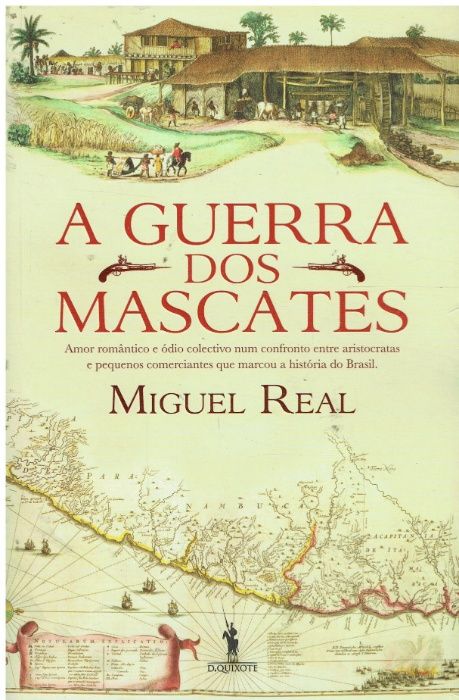 9817 A Guerra dos Mascates de Miguel Real / Autografado