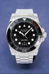 Relogio Gucci Dive Black Silver