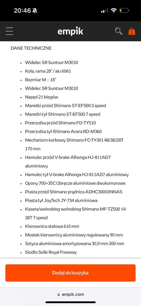 Rower romet trekkingowy gazela 3 koła 28