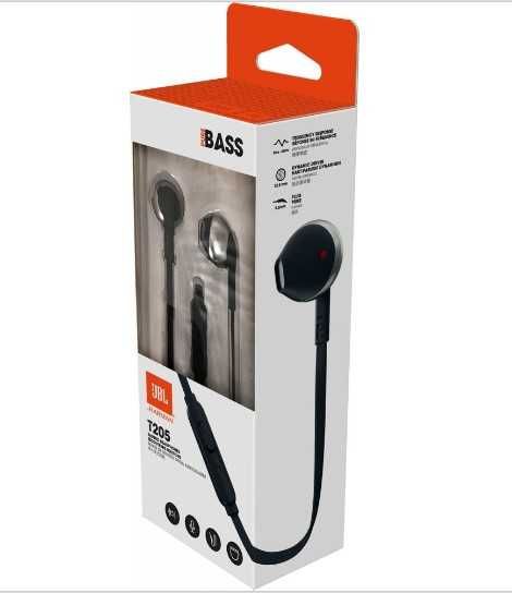 Наушники JBL T205 Black (новые, гарантия 12мес.)