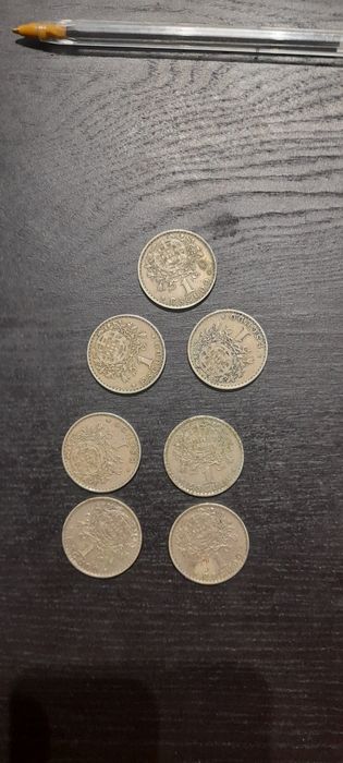 Moedas 1escudo 1961,62,64,65,66,68