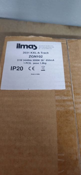 Foco direccional de calha de tecto