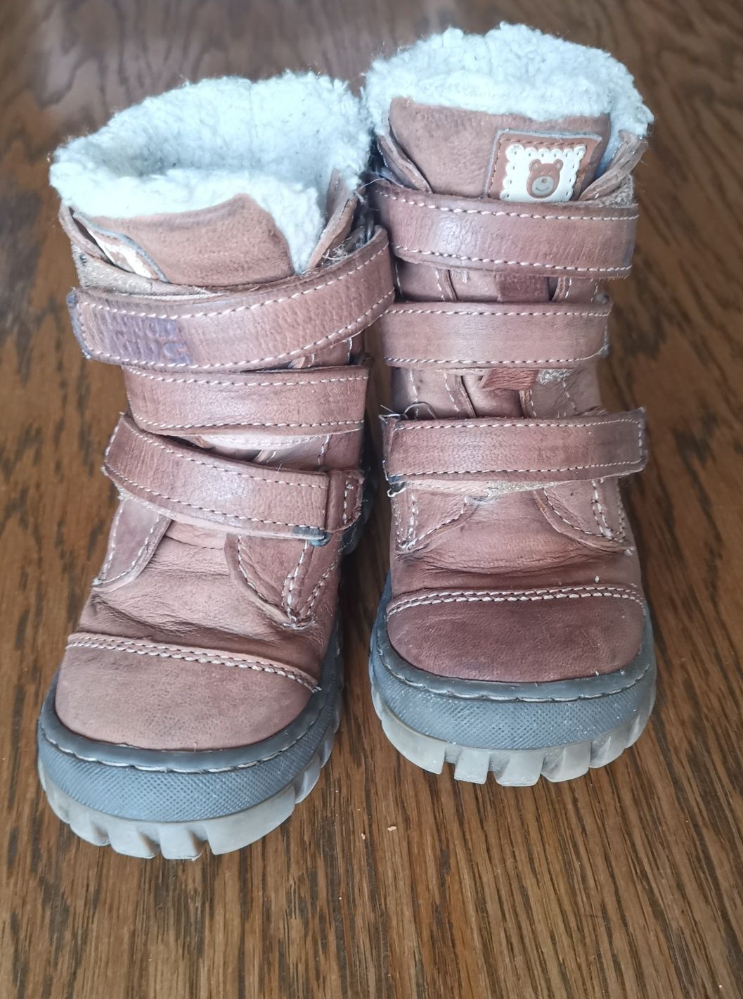 Zimowe buty Lasocki dla chłopca rozmiar 23 skóra