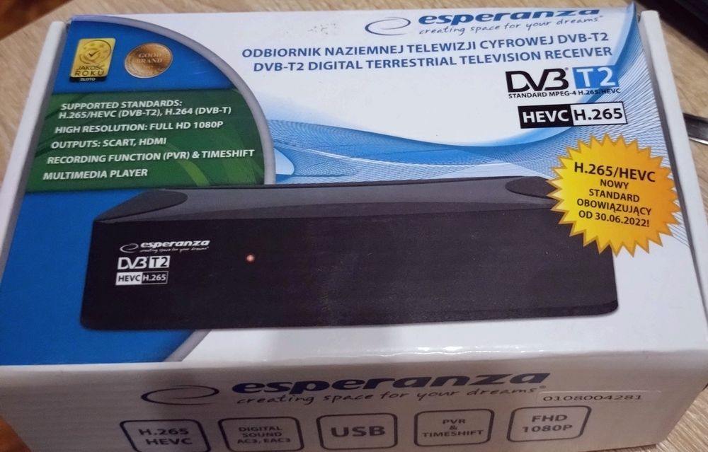 Tuner naziemny DVB-T 2