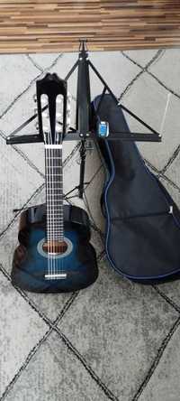 Gitara Klasyczna 1/2 AMBRA plus dodatki, jak NOWA