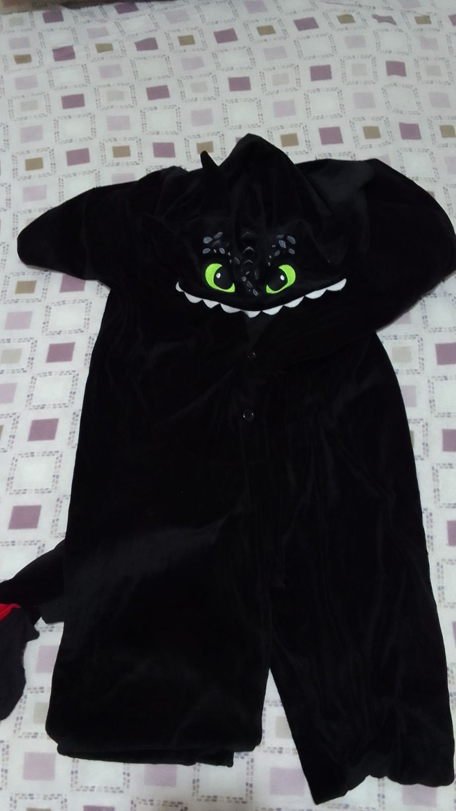 Pijama/macacão de Dragão (desdentado)