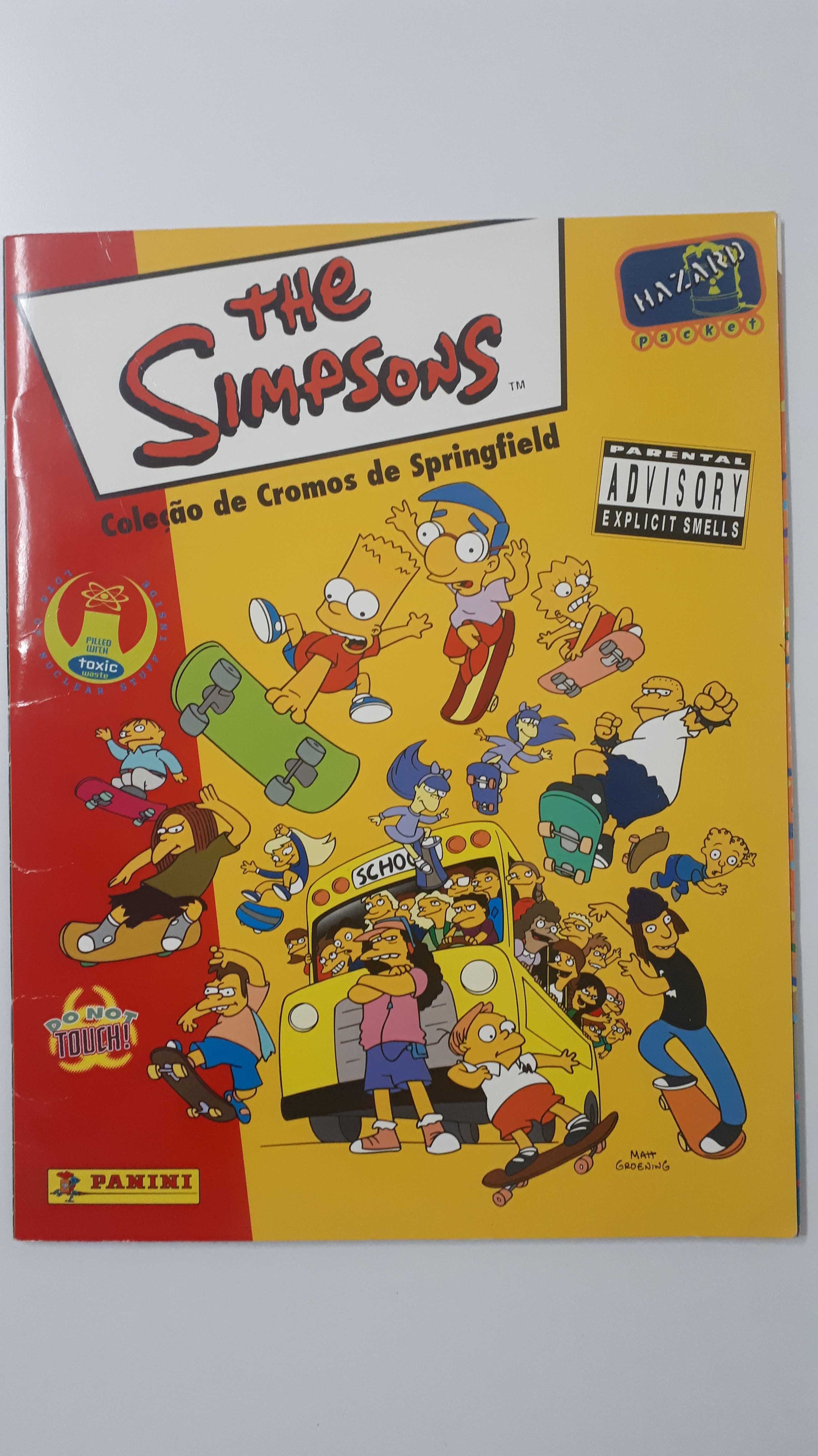 Caderneta de cromos The Simpsons - Completa