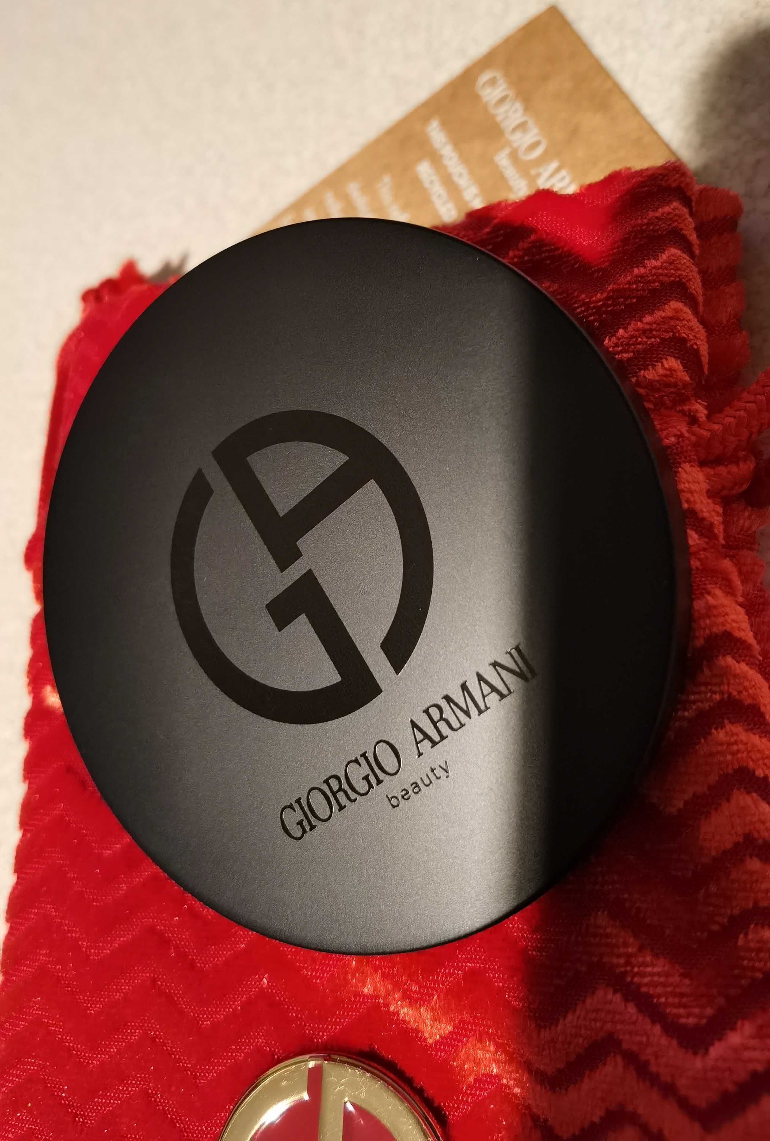 Giorgio Armani lusterko w woreczku etui  do torebki