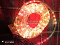 Wąż świetlny, kolorowy, lampki led choinkowe na zewnątrz 10 m.