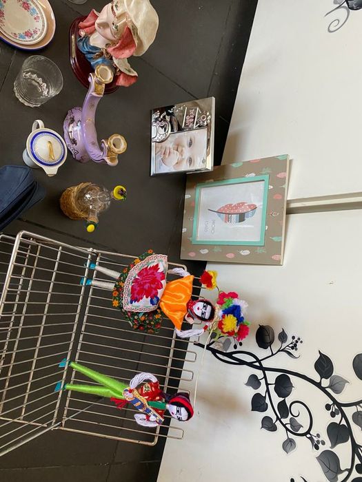 Louça e artigos de decoração : lote 55 peças