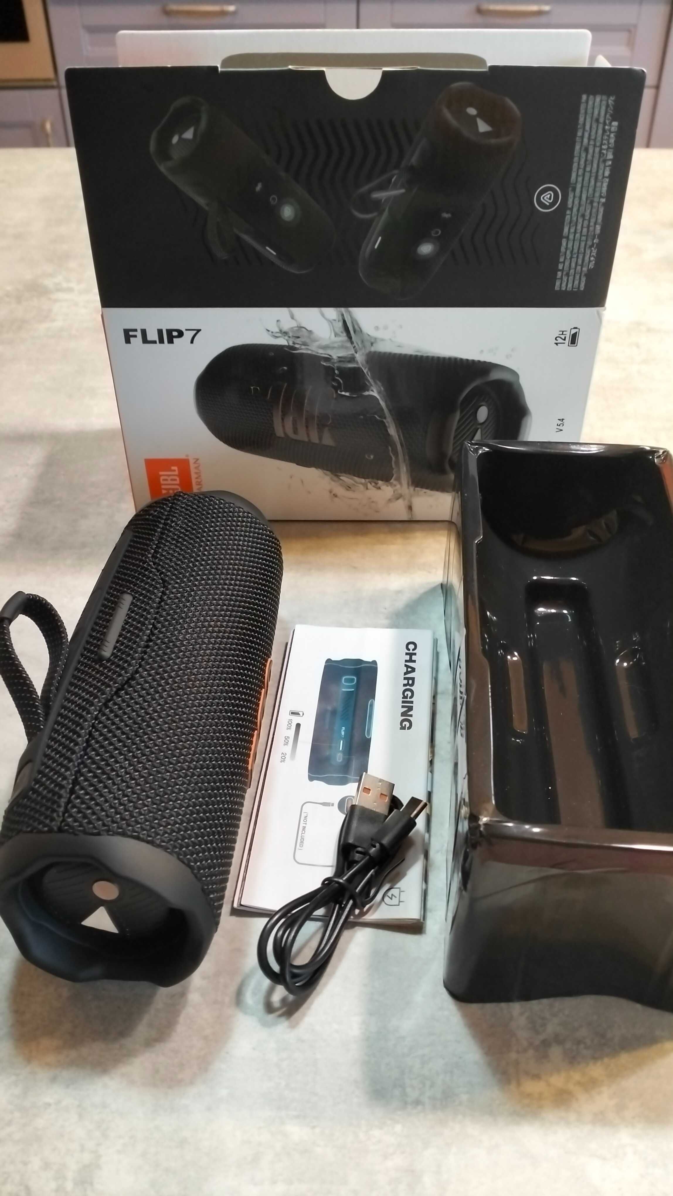 Портативна акустика (колонка) JBL Flip 7 Black