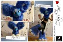 Sky Blue The Furry komplet furrymask