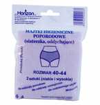Horizon Wielorazowe majtki siatkowe poporodowe 2 szt. rozm. 40-44