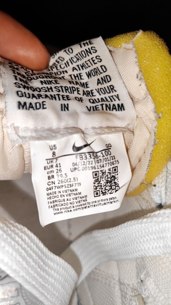 Nike Blazer Mid'77 Jumbo Brown Sail, tam. 41