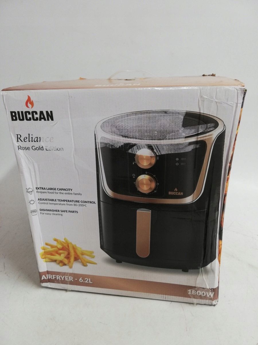 Buccan - Frytownica Airfryer Xxl 6,2L Różowe Złoto