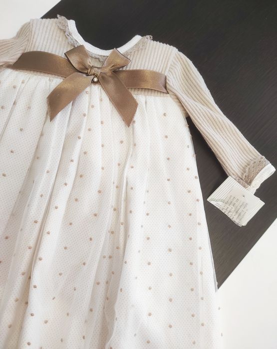 Vestido / Cueiro bebé 3 meses NOVO