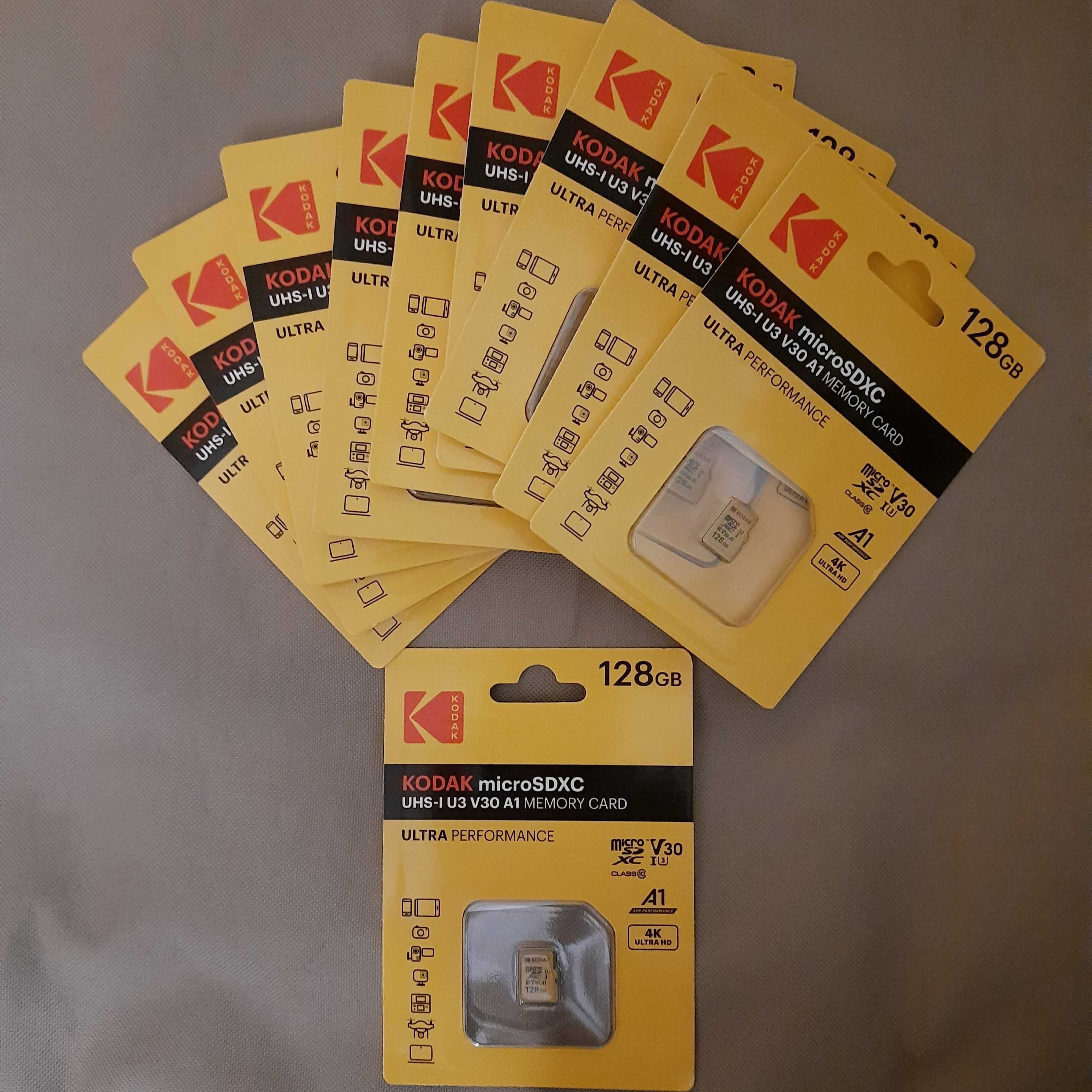 Kodak 64Gb 128Gb microSDXC UHS-I U3 карта памяти микро сд USB Flash ГБ