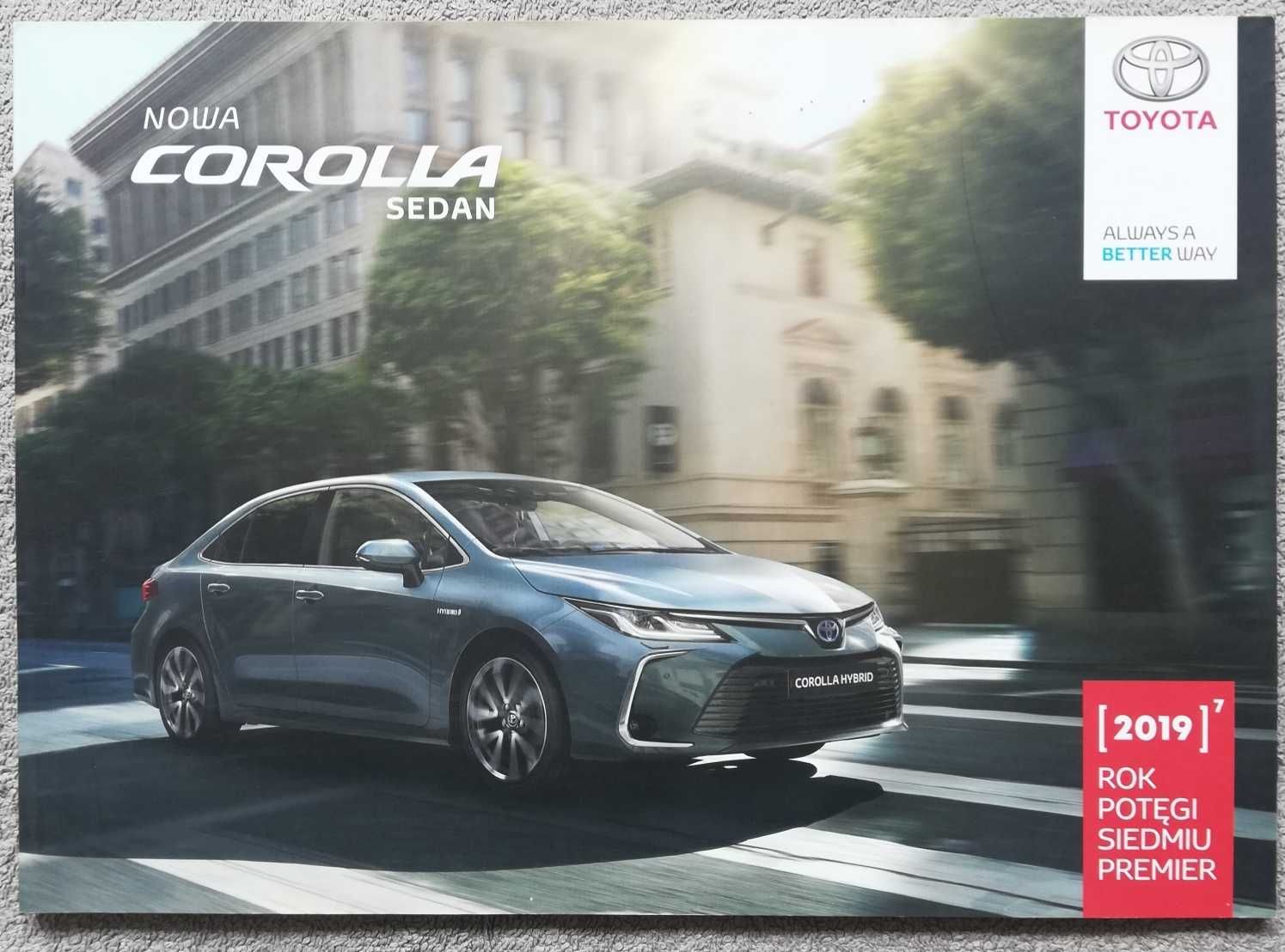 Prospekt Toyota Corolla rok 2019