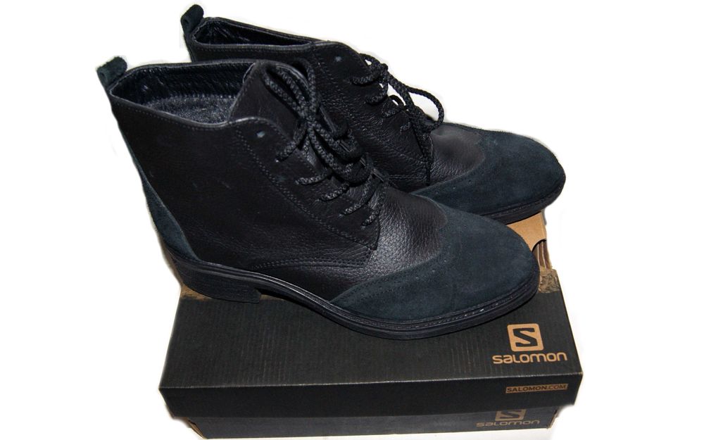 Ботинки женские осенние кожаные чёрные размер 40 Ботинки тёплые