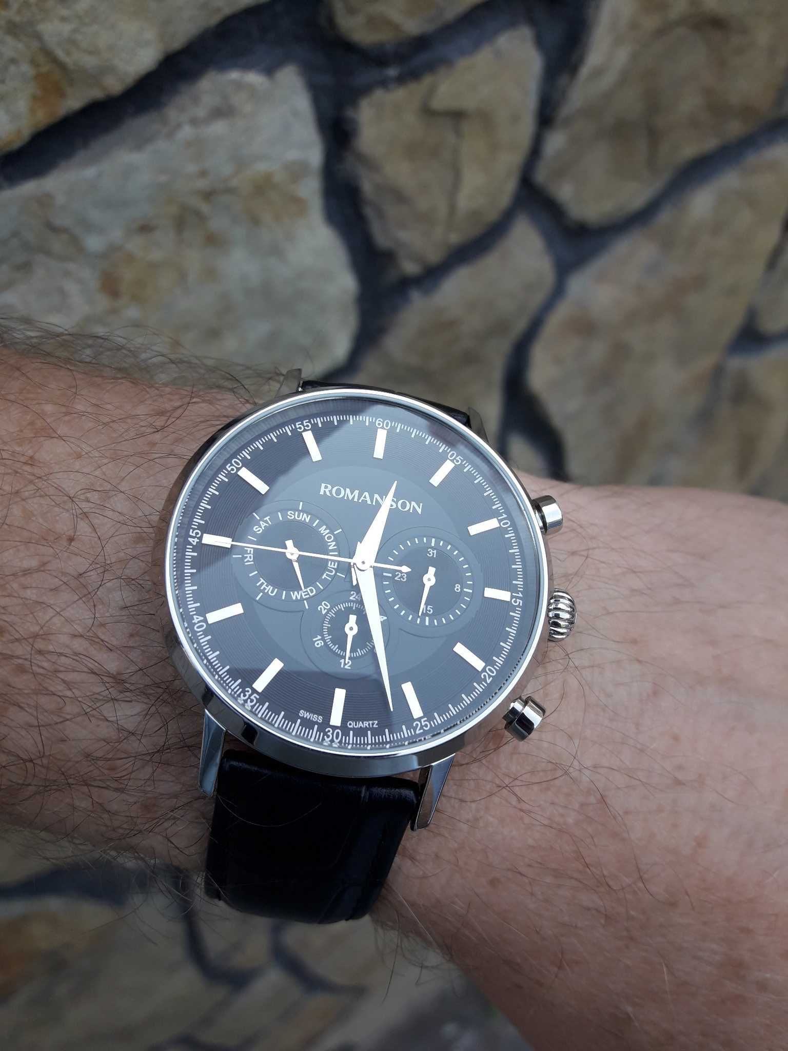 Часи Romanson TL4262 чоловічі кварцеві.