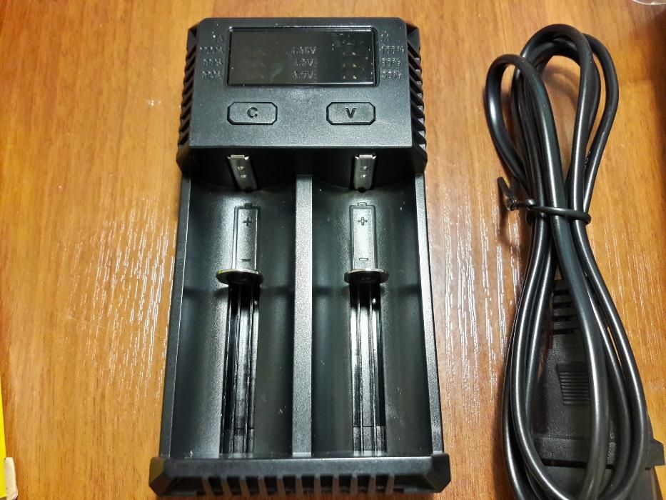 ОРИГИНАЛ Nitecore i2 зарядное устройство на 2 аккума NEW 18650 2*500мА
