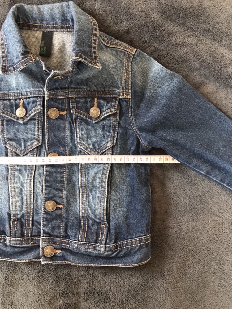 Джинсова куртка Benetton jeans для дівчинки 2-4р. 100 см