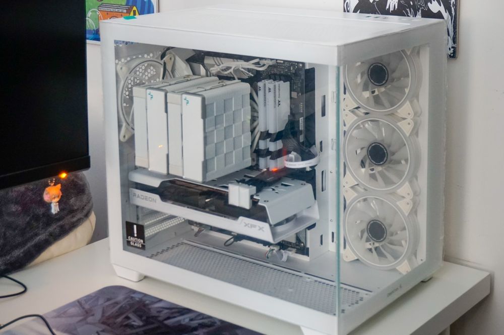 Biały Komputer rx6750xt 12GB | ryzen 9 5900x biały