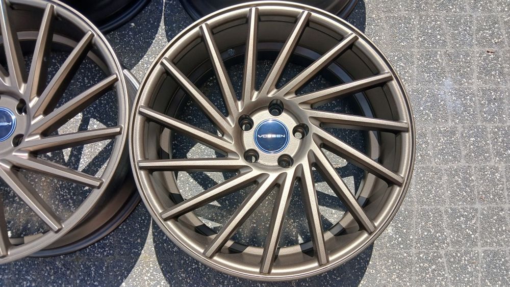 19"  Keskin  5x112  8,5j et45 jak Vossen  Wklesle Braz Zlote Kierunkow