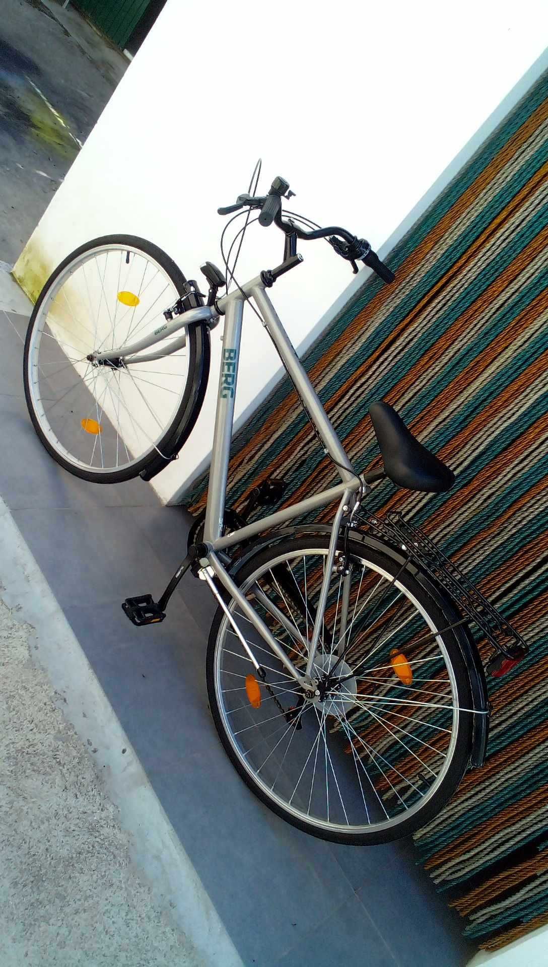 Bicicleta de Adulto, Berg Crosstwon Roda 28, 6v Cinza ( Nova )