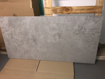 Gres płytki kafle Tubądzin Torrano Lapato grey 120 x 60 5 sztuk