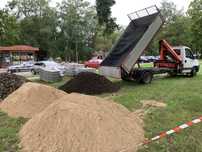 PIASEK PŁUKANY - BUDOWLANY - 5T z Transportem - piach - beton - HDS