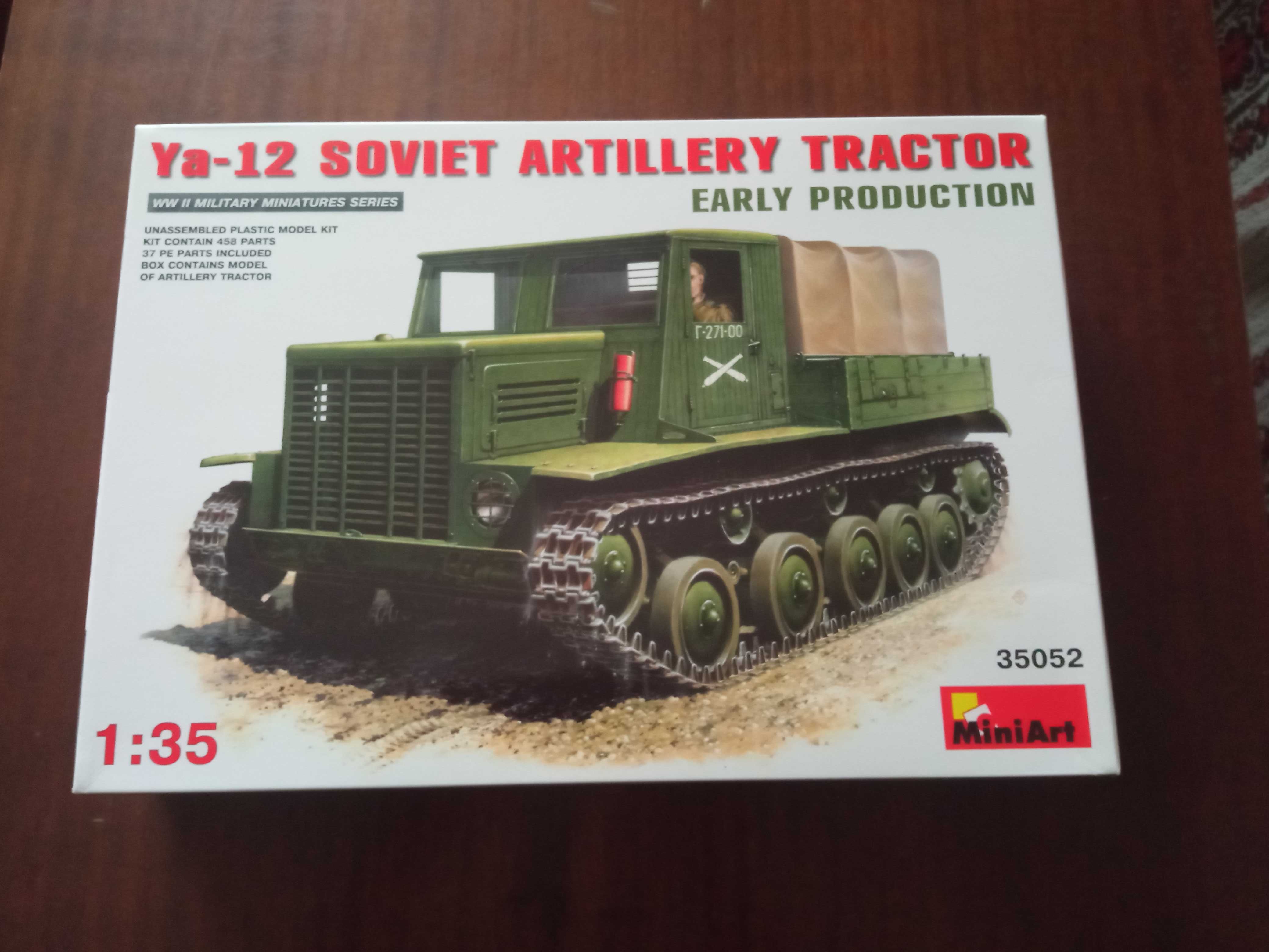 YA-12 Soviet Artillery Tractor, Early Production - Miniart 35052