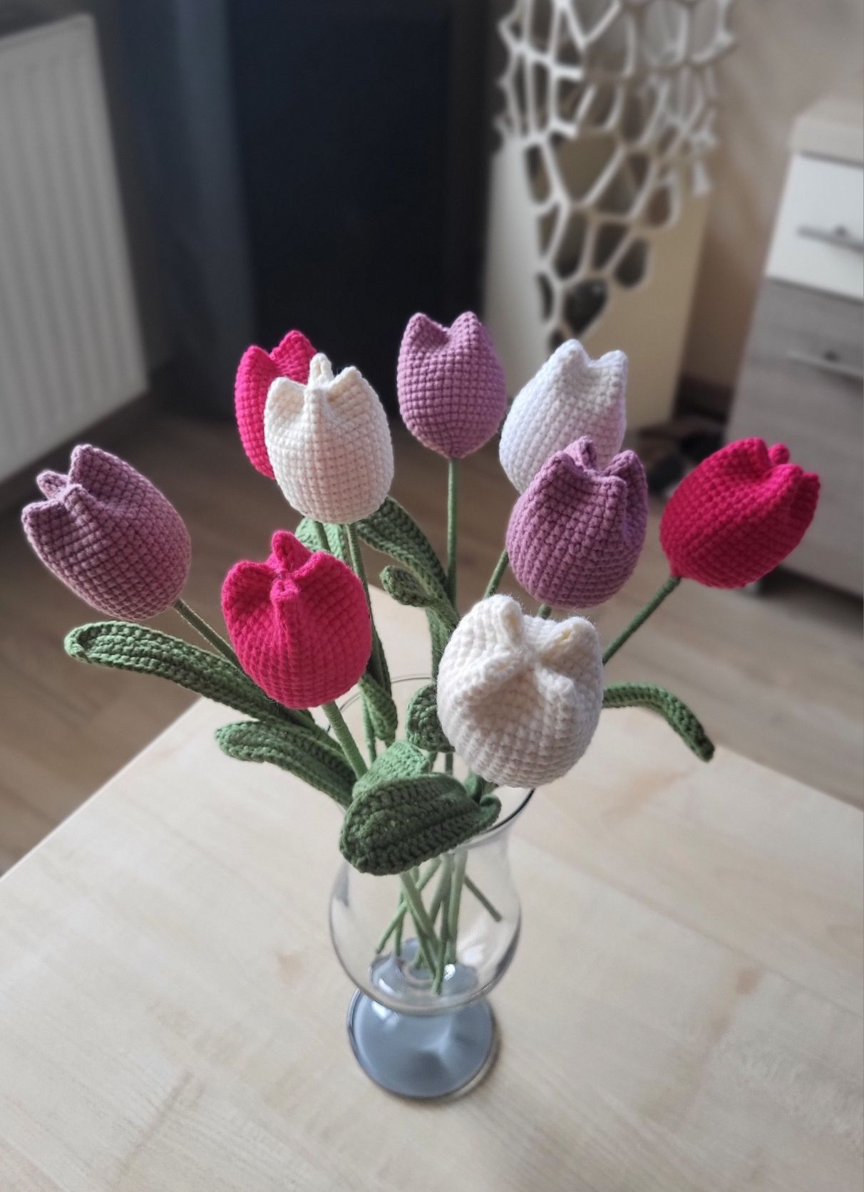Komplet tulipan z lawendą