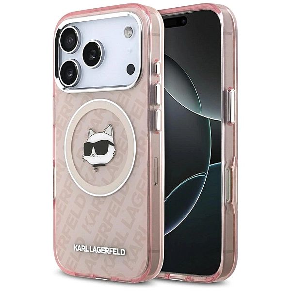 Etui Karl Lagerfeld IML Choupette Head Logo MagSafe na iPhone 17 Pro -