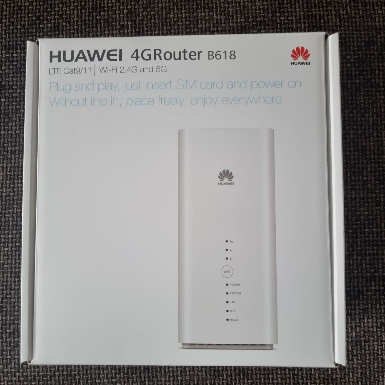 Huawei B618s szybki router bez simlocka LTE cat11 600 Mbps 4G+internet