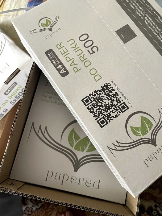 Papier do ksero / drukarki. Karton- 4 ryzy.