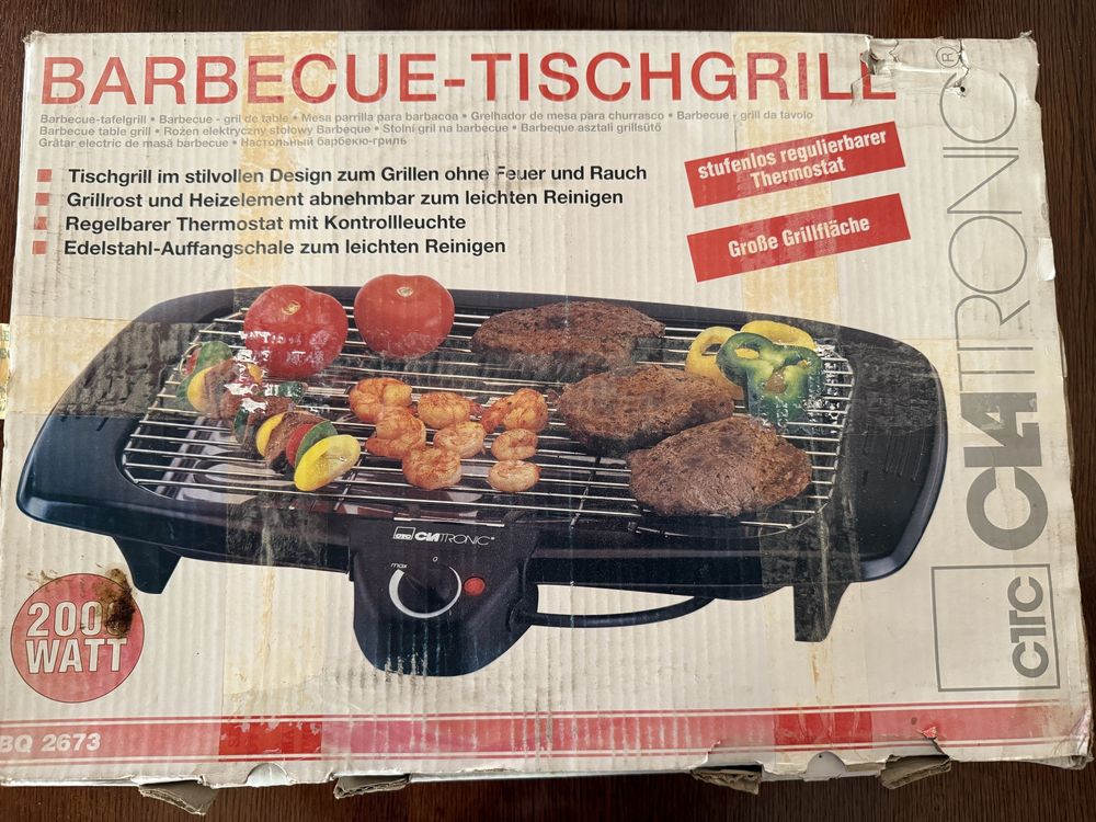 Grill elektryczny domowy CLATRONIC BQ 2673
