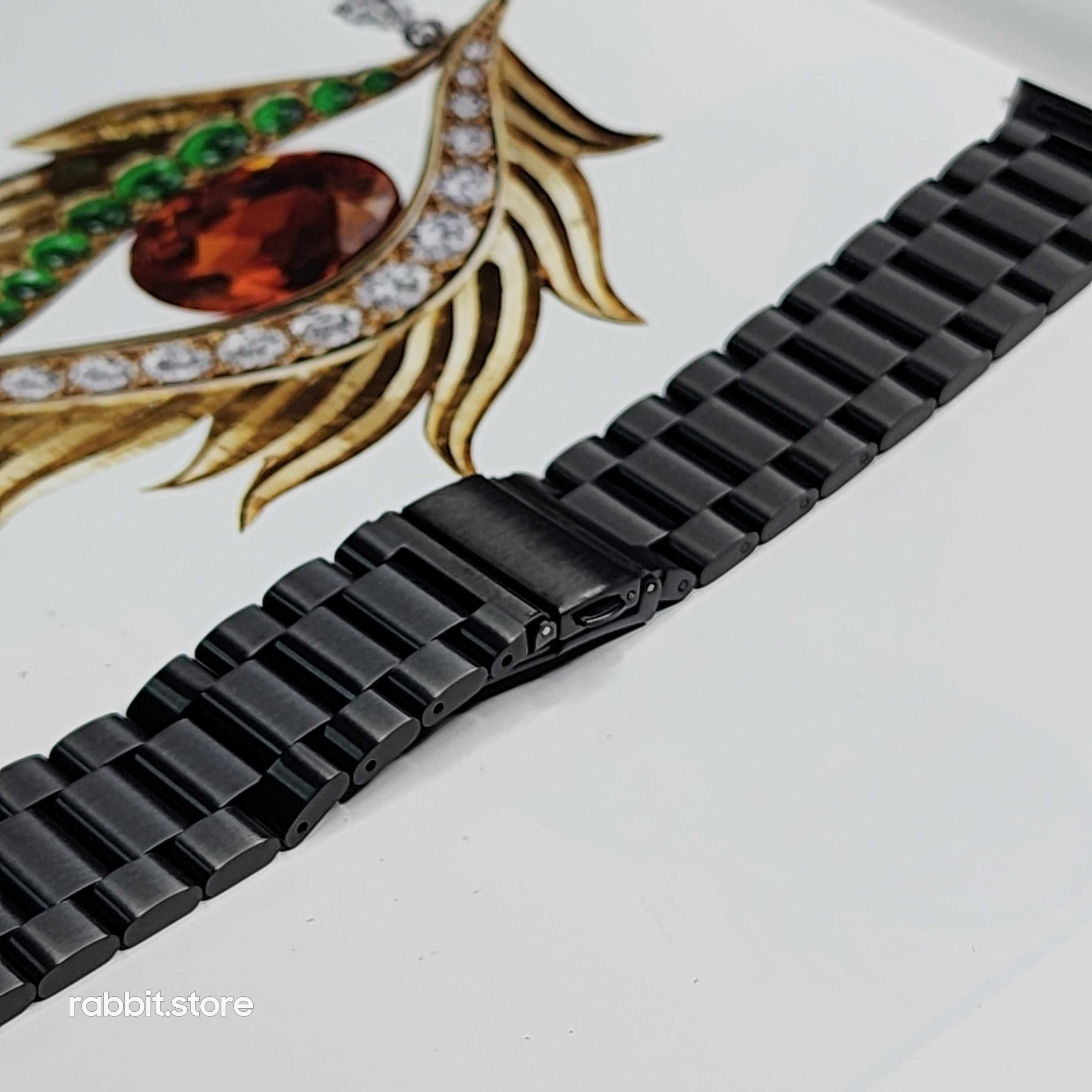 Качественный металический ремешок для Apple watch, 38 - 49мм, черный