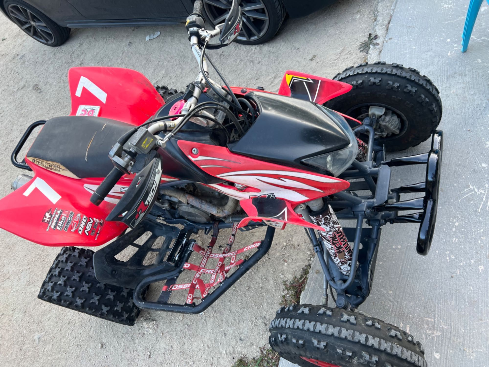 Honda trx 450r  matriculada