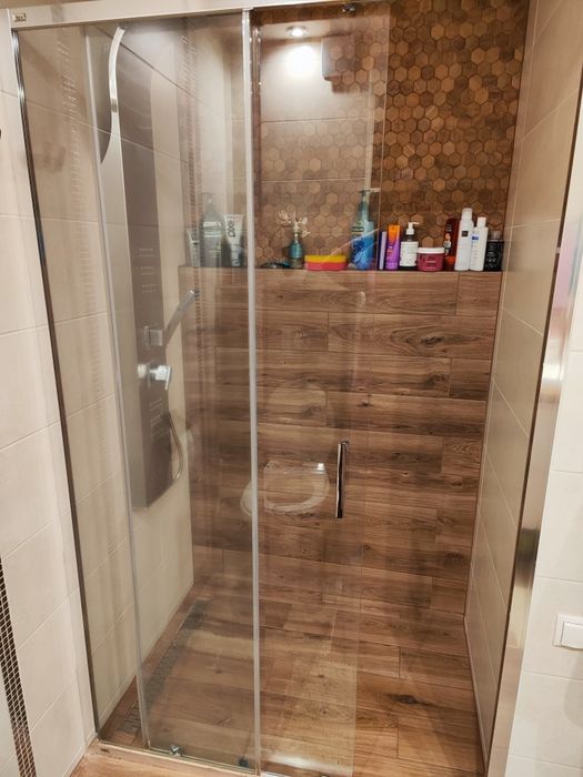 Drzwi prysznicowe 120 cm lewe